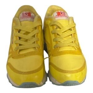 Peppa Pig x Reebok Classic Leather Yellow Slip On Sneakers